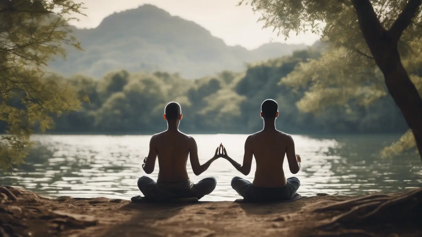 Mind-Blowing Benefits Of Gyan Mudra: A Serene Yoga Practitioner Seated In Meditation, Hands Forming The Gyan Mudra Gesture, Radiating Calm Energy And Balance, With Vibrant Chakras Subtly Glowing In The Background.