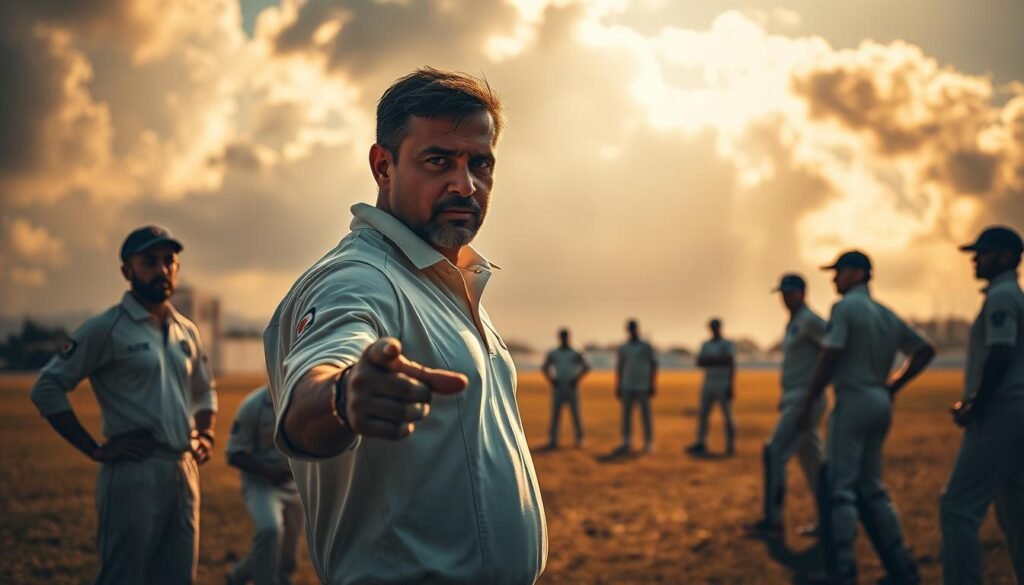 A-dramatic-cinematic-scene-of-a-cricket-captain-strategizing-with-his-team-on-a-windswept-1024x585 "10 Career Milestones of Legend Virat Kohli"