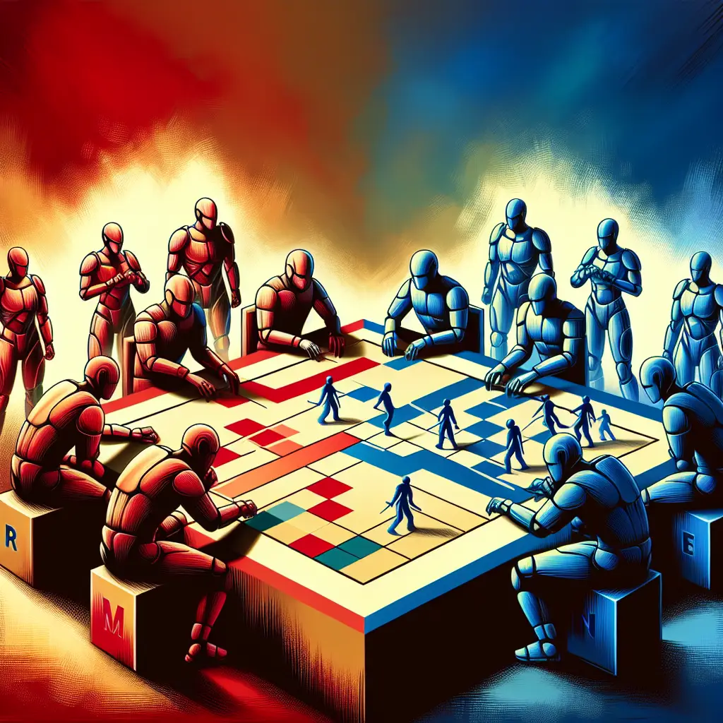 Rivals Collide: Team M Vs Team N
